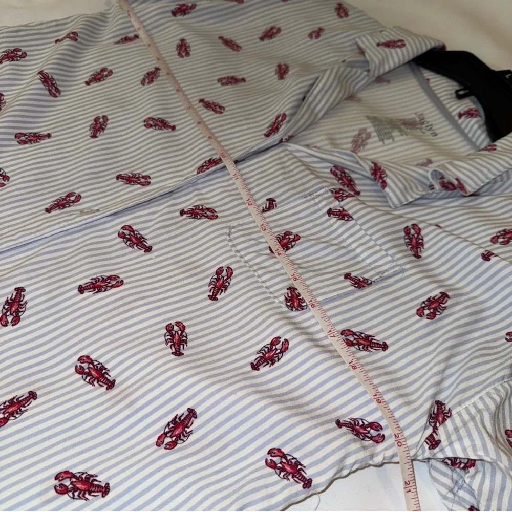 Striped Pajama Set with Red Accents
